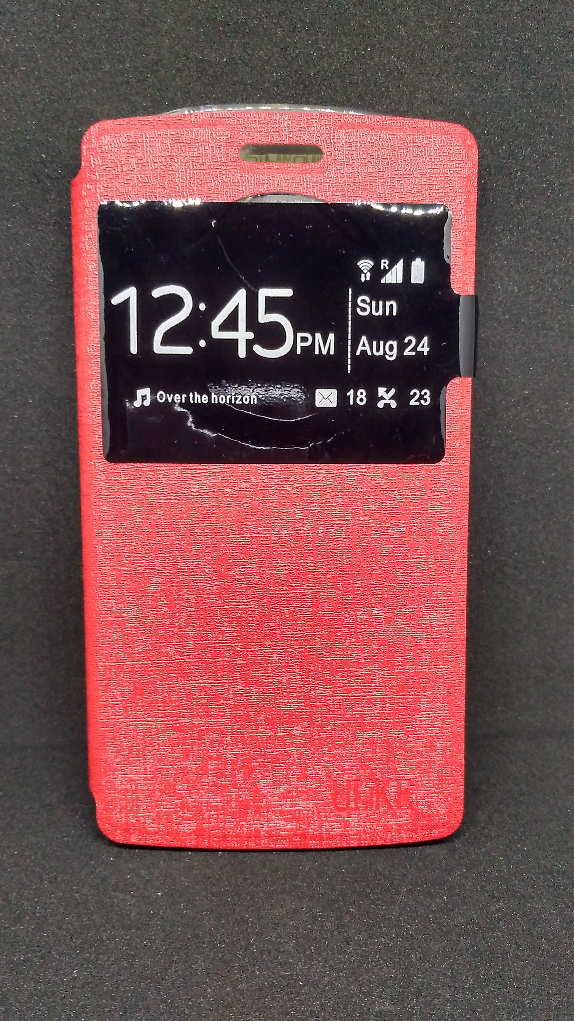 Книжка Ulike для  LG G4 mini (G4s) з вікном красна-0